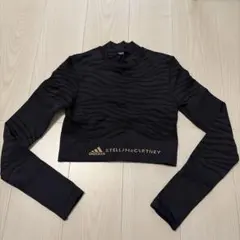 adidas STELLA McCARTNEY クロップドウエア　ゼブラ