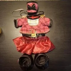 シェリーメイ専用　赤と黒のチェック柄コスチューム