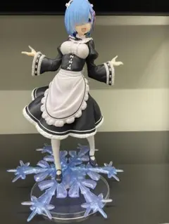 レム メイドフィギュア 雪の結晶台座付き