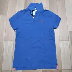 アバクロンビー&フィッチ ポロシャツ 半袖 カットソー 青