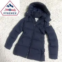 【良品】PYRENEX ダウンコート　LILLE ネイビー　サイズ38 2025年最新】pyrenex lilleの人気アイテム - メルカリ