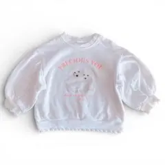 キッズベビー90 Dogプリントトレーナー