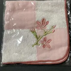 桜柄　チーフタオル