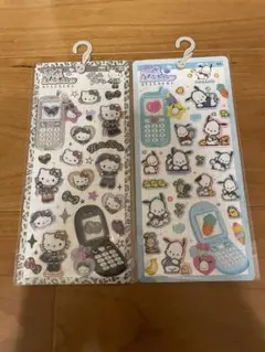 ハローキティ ポチャッコ 平成はっぴーフォン シール 2枚セット