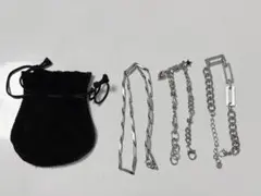 シルバー系ネックレス&ブレスレット