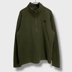 THE NORTH FACE☆ハーフジップフリース☆オリーブカラーL☆C26UM