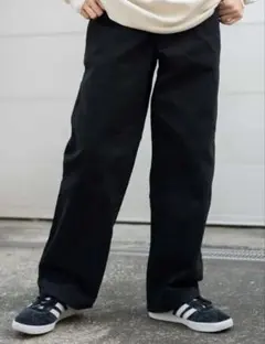 【新品】WEGO ウィゴー　デニムストレートパンツ　黒　メンズM