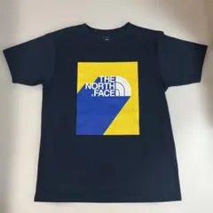 THE NORTH FACE ロゴTシャツ ネイビー/イエロー