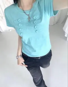 ナポレオンTシャツ ミントグリーン amood - メルカリ