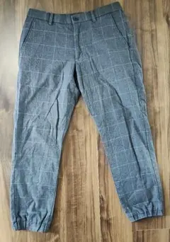 UNIQLO チェック柄パンツ ウエスト76-84cm