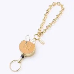 スヌーピー　リールキーホルダー・PEANUTS（on the cookie）