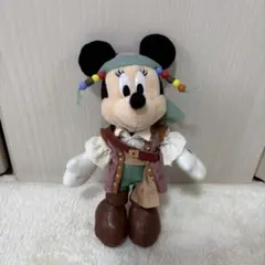 ミニーマウス　ぬいぐるみバッジ　パイレーツ