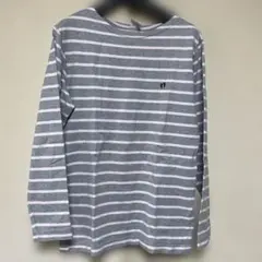 レディース　Hangten ロンT グレー×ピンク　M