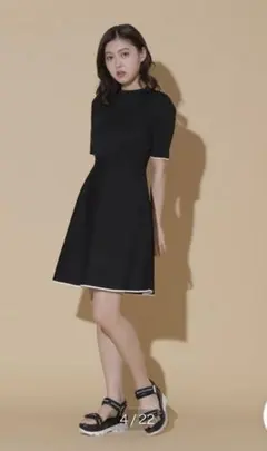 ［Jill by JILLSTUART］新品未使用ブラック Aライン ワンピース