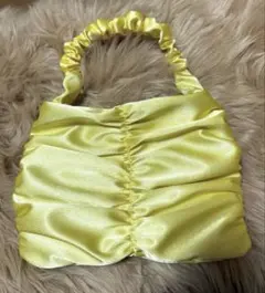 【美品】ADAM ET ROPE ／アダムエロペ ハンドバッグ イエローのサムネイル