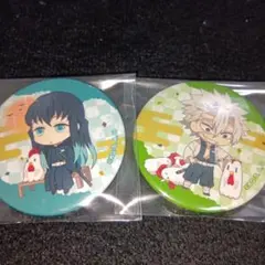 鬼滅の刃 時透無一郎 不死川実弥　ローソンコラボ 缶バッジ