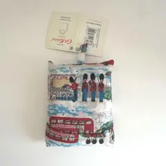 【未使用】キャスキッドソン ポータブル エコバッグ ロンドン柄