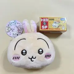 ちいかわ ぬいぐるみパスケースポーチ②うさぎ・ドリームトミカ うさぎ