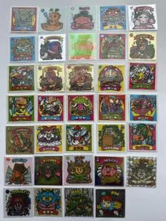 旧 ビックリマン 悪魔 VS 天使シール 34枚セット まとめ売り