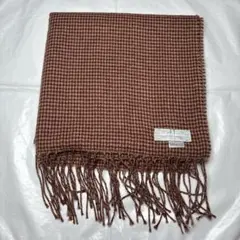 極美品 ジョシュアエリス カシミヤ100％ 中判ストール チェック 国内