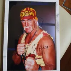 ハルクホーガン直筆サイン ハルク・ホーガン直筆サイン入り 16x20 WWE レスリング写真 BECKETT