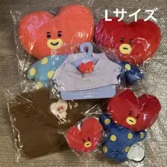 【BTS・BT21】TATA タタ ぬいぐるみ&パーカー&バッグ他(6点セット)