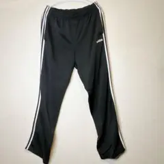 adidas アディダス 【M】トラックパンツ ジャージ ブラック 3本ライン