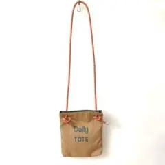 Daily russet デイリーラシット サコッシュ キャメル【美品】