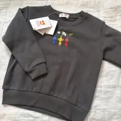 新品 しまむら ピクミン　トレーナー　裏起毛　長袖　キッズ 110