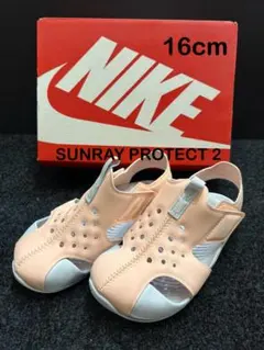 【新品未使用品】NIKE SUNRAY PROTECT 2 16cm 薄ピンク