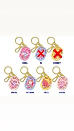 BT21 アクリルキーホルダー 1点売
