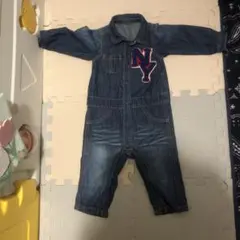 BREEZEデニムロンパースカバーオール80