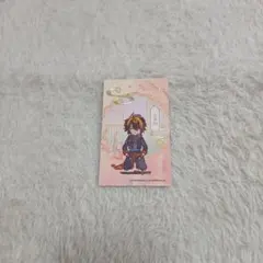 火車切　刀剣乱舞　アニメイトカフェ　箔押しカード　ば