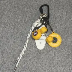 《美品》フィットネスモチーフ キーホルダー