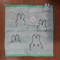 新品未使用　ミッフィー　タオルハンカチ　タグ付き 　オーガニックコットン