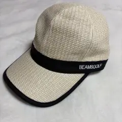 BEAMS GOLF ペーパー素材 キャップ ベージュのサムネイル