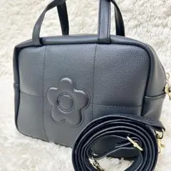 極美品✨ マリークワント 2way ショルダーバッグ ハンドバッグ ブラック