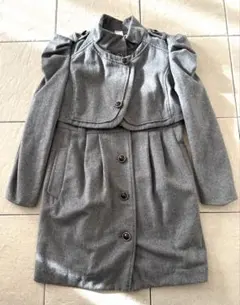 MURUA グレーのデザインコート