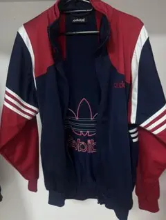 adidas トラックジャケット ネイビー レッドのサムネイル