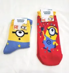 ミニオンズ靴下/２足セット