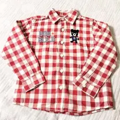 未着用　豪華ミキハウスダブルB 長袖シャツ130