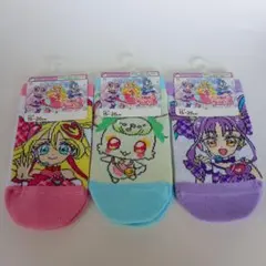 キミとアイドルプリキュア　靴下　アイドル　キュンキュン　プリルン　3足セット
