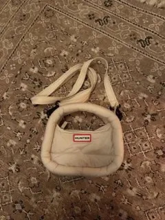 HUNTER アイボリー ショルダーバッグ