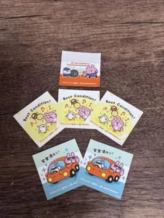 カナヘイの小動物 オートバックス コラボ ステッカー 6枚セット