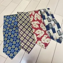 ネクタイ　総柄　アート　芸術　おしゃれ　個性派　奇抜　希少　古着