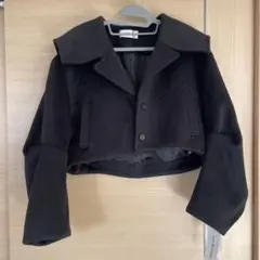 LILY BROWN ブラックジャケット フリーサイズ