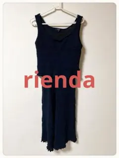 ☘️T23087☘️rienda ノースリーブ オールインワン Sのサムネイル