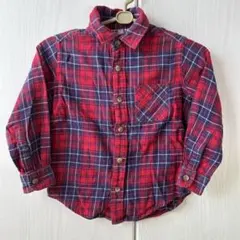ユニクロ　チェックシャツ　110センチ