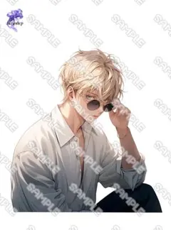 kokoshop オリジナル　人物ステッカーNo.896