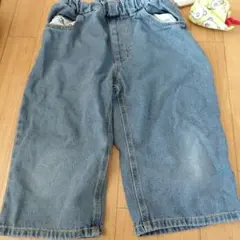 デニム ハーフパンツ ポケット付き
